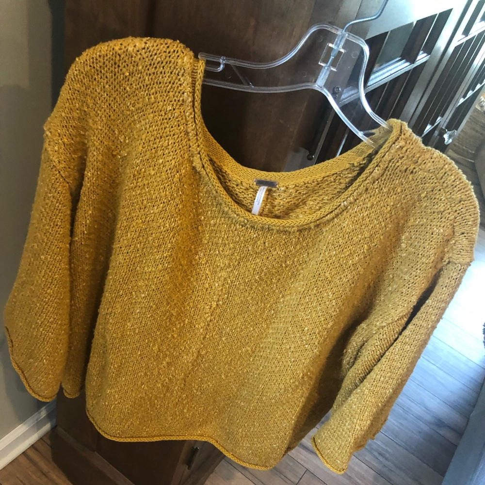 Free people crop sweater